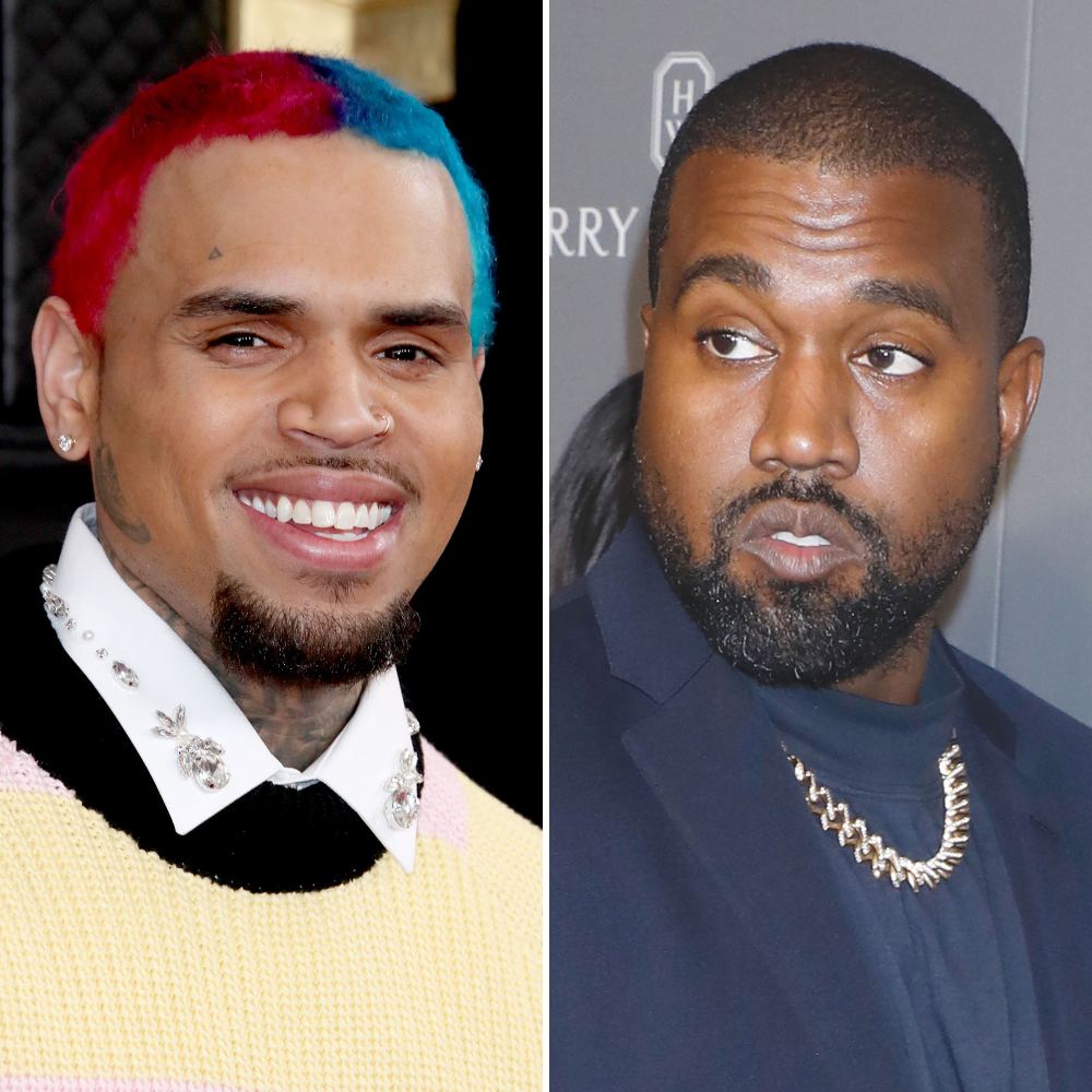 Chris Brown Is Hardcore Trolling Kanye West His Wild Haircut Ye