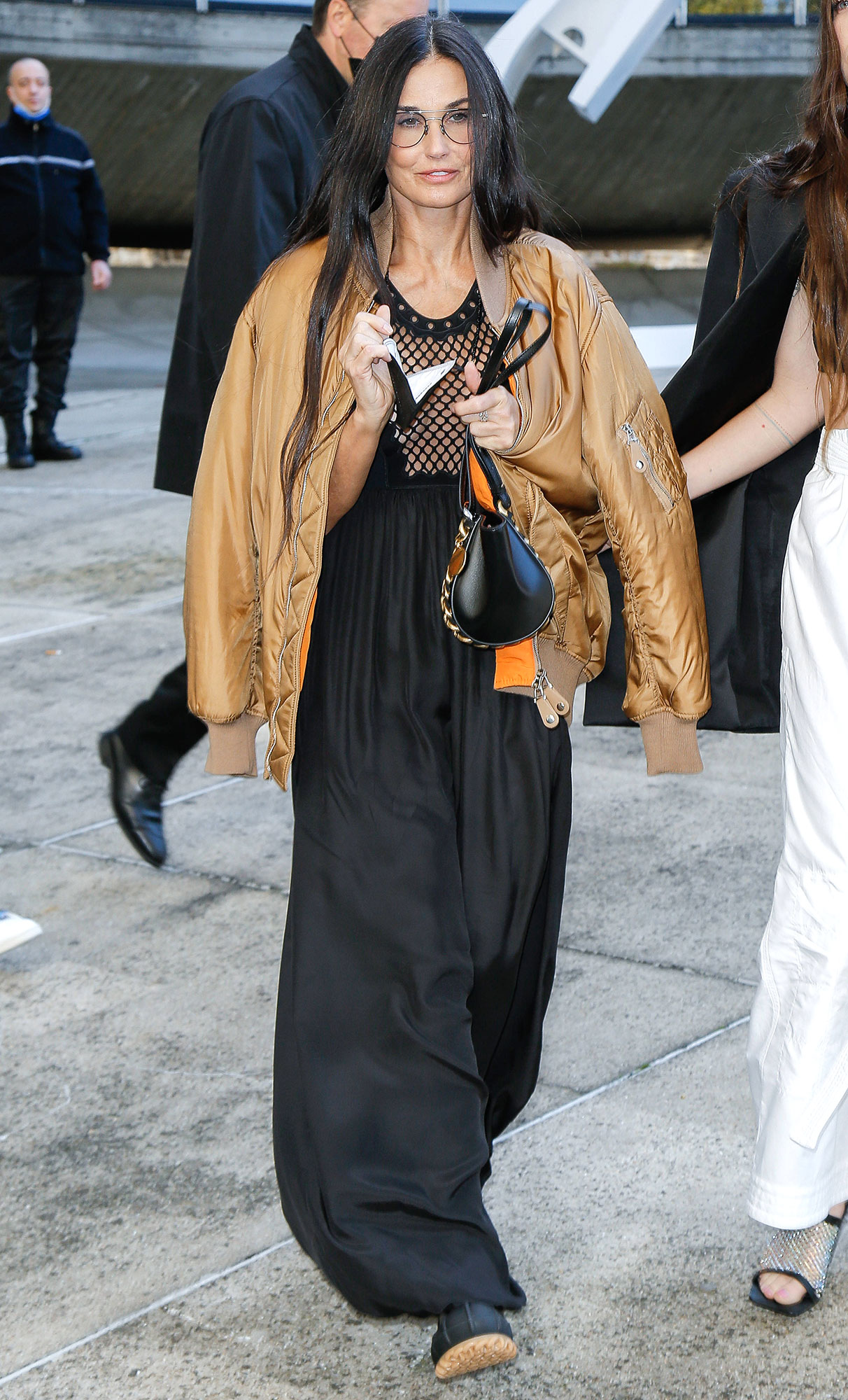 Demi Moore Best Street Style Looks From Paris Fashion Week