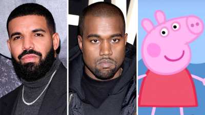 Drake Peppa Pig avec qui Kanye West a mangé du bœuf au fil des ans