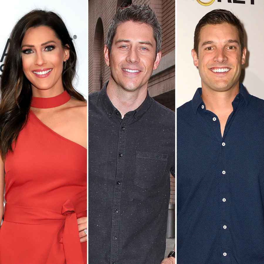 Explaining Her Arie Luyendyk Garrett Yrigoyen Shade Becca Kufrin and Thomas Jacobs Reveal How They Got Back Together After Bachelor in Paradise Revelations