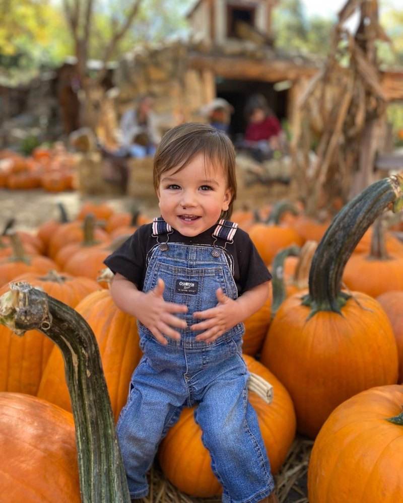Fall Fun! Bachelor's Bekah Martinez, More Celeb Parents' Pumpkin Patch Pics
