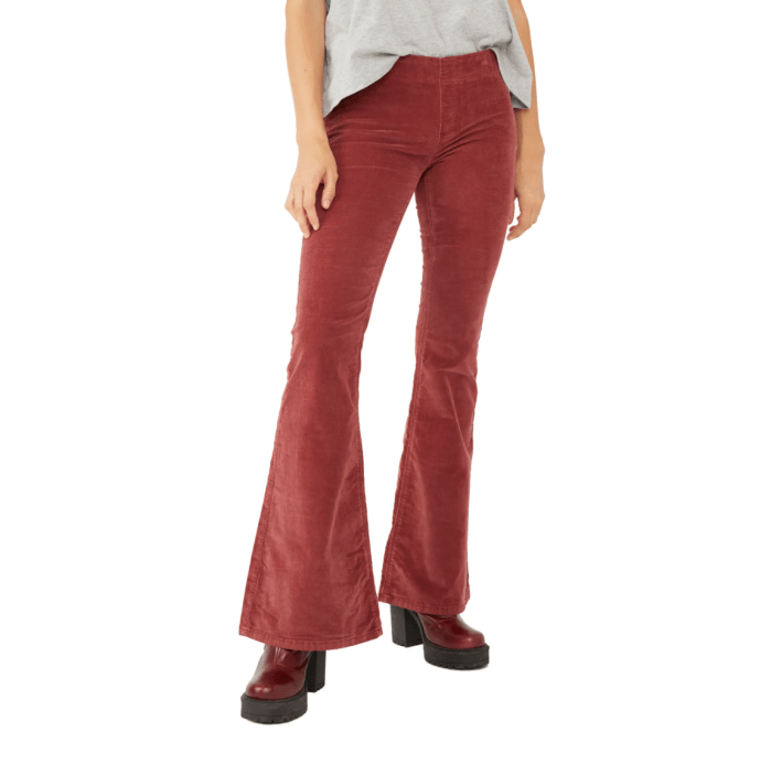 Corduroy Pants with Free Buttons