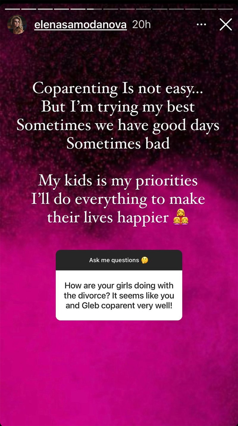 Gleb Savchenko and Elena Samodanova's Coparenting Quotes While Raising 2 Daughters