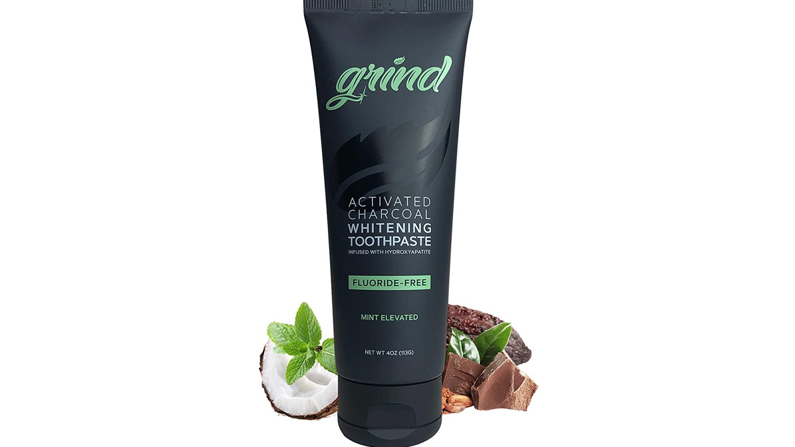 Grind Activated Charcoal Teeth Whitening Fluoride Free Toothpaste