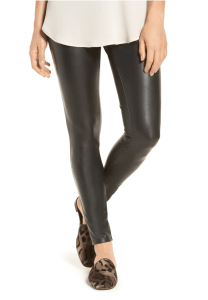 Halogen Faux Leather Leggings