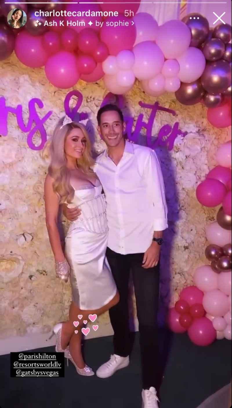 Paris Hilton and Carter Reum at their Vegas Bachelor/Bachelorette party.
