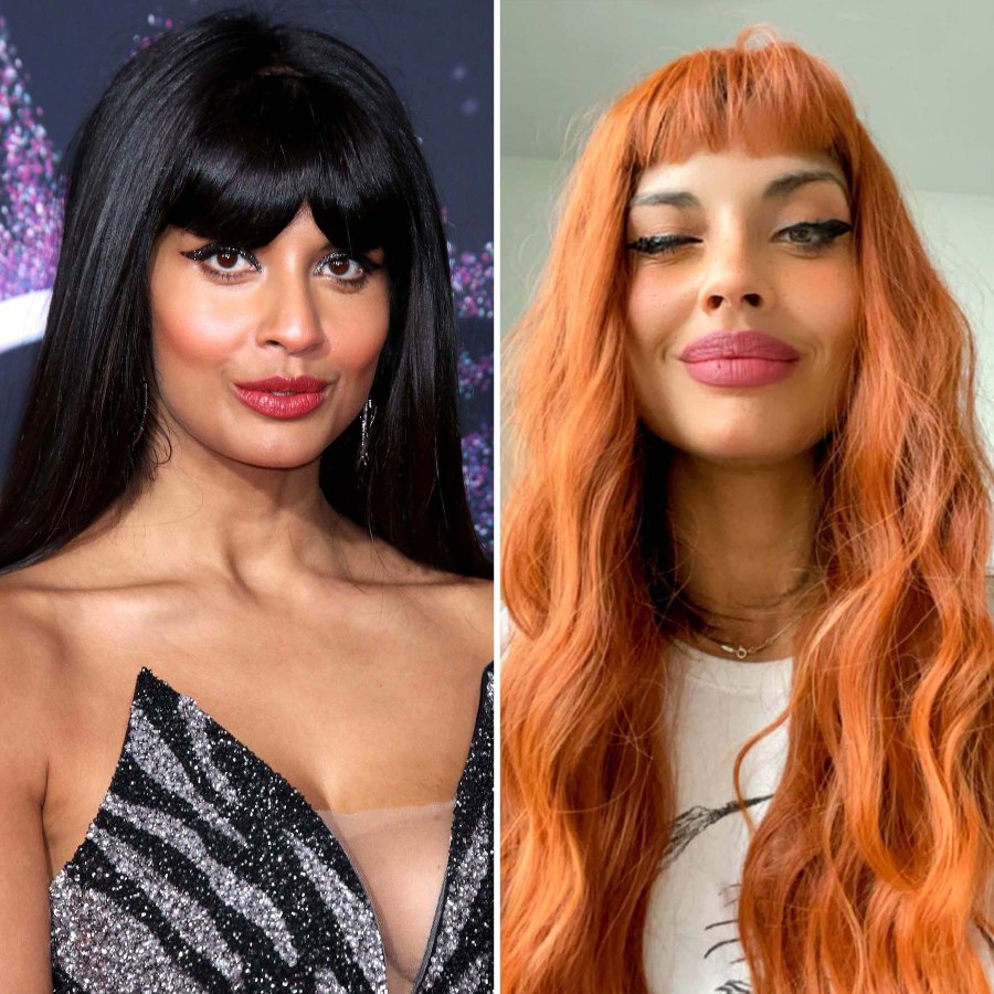 Jameela Jamil Embraces Pumpkin Spice Colored Hair Marvel Role