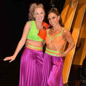 JoJo Siwa Dresses Up as Dancing With The Stars DWTS Partner Jenna Johnson Dyes Hair Brown