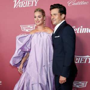 Katy Perry and Orlando Bloom at Variety's 2021 Power of Women Event.