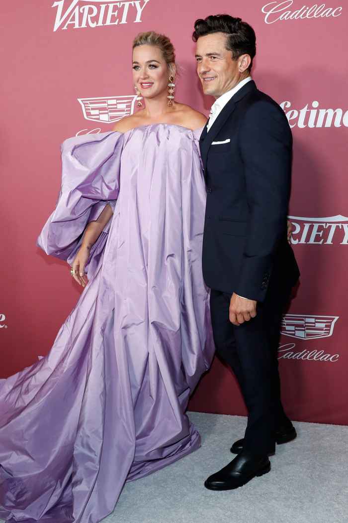 Katy Perry and Orlando Bloom at Variety's 2021 Power of Women Event.