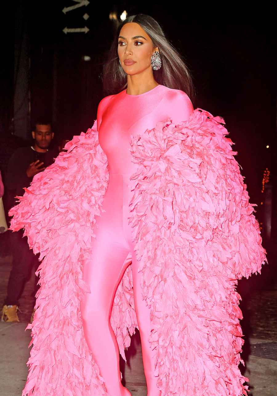 Kim Kardashian Hot Pink Outfits Saturday Night Live 3