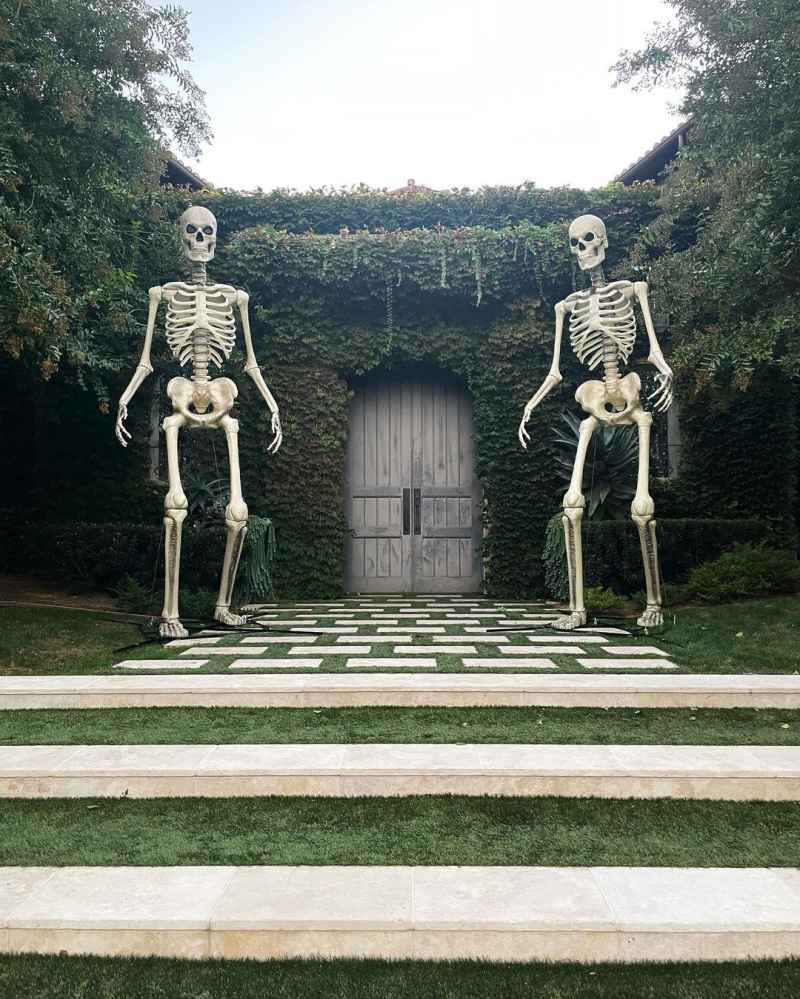 Kourtney Kardashian and Kylie Jenner Are Ready for Halloween: See Their Fall Decor