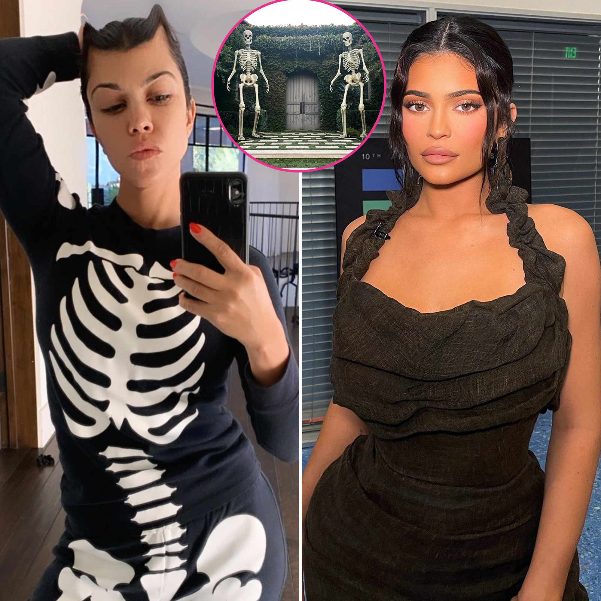 Kourtney Kardashian and Kylie Jenner Are Ready for Halloween: See Their Fall Decor