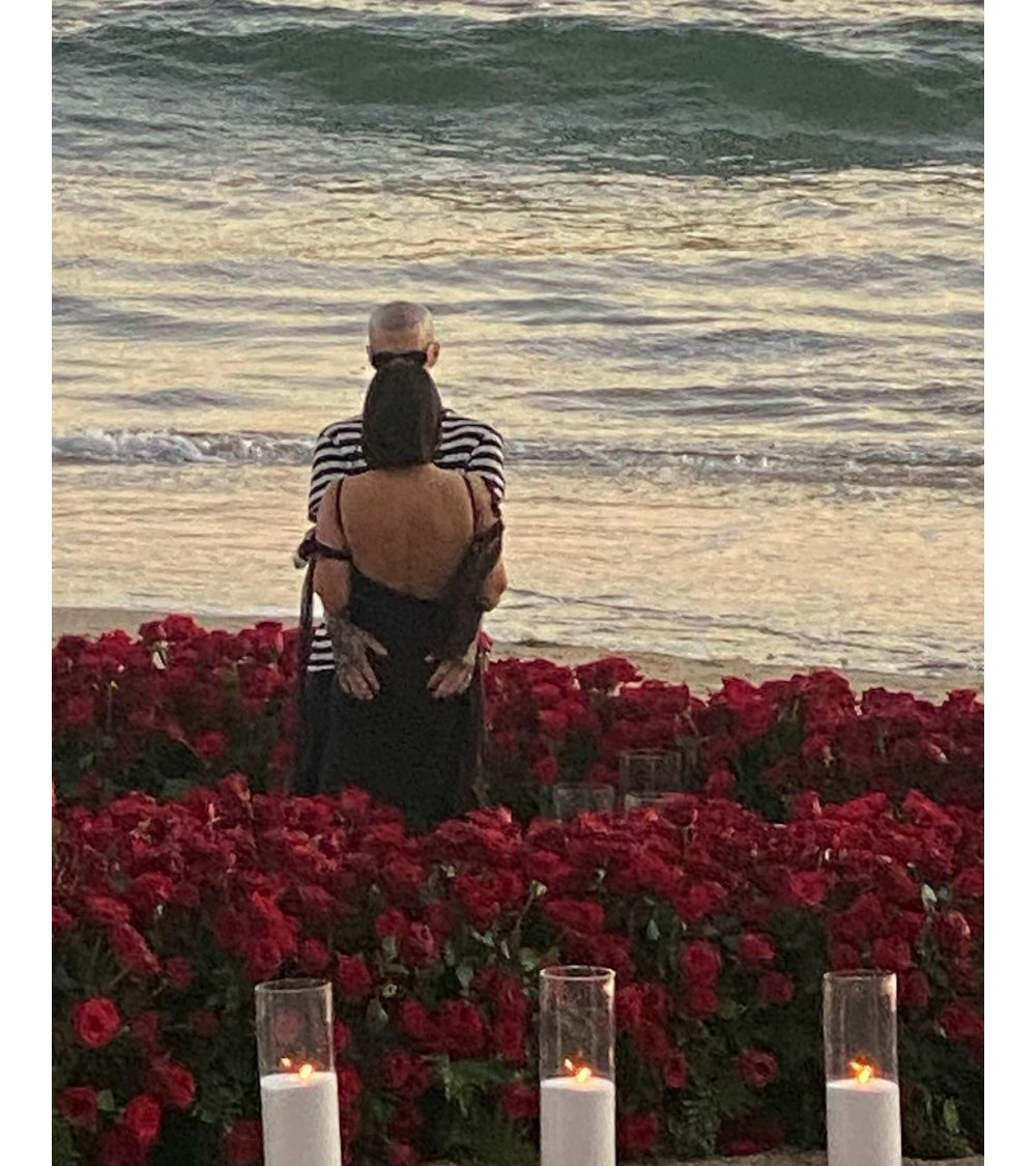 Kourtney Kardashian and Travis Barker Engagement Instagram 2