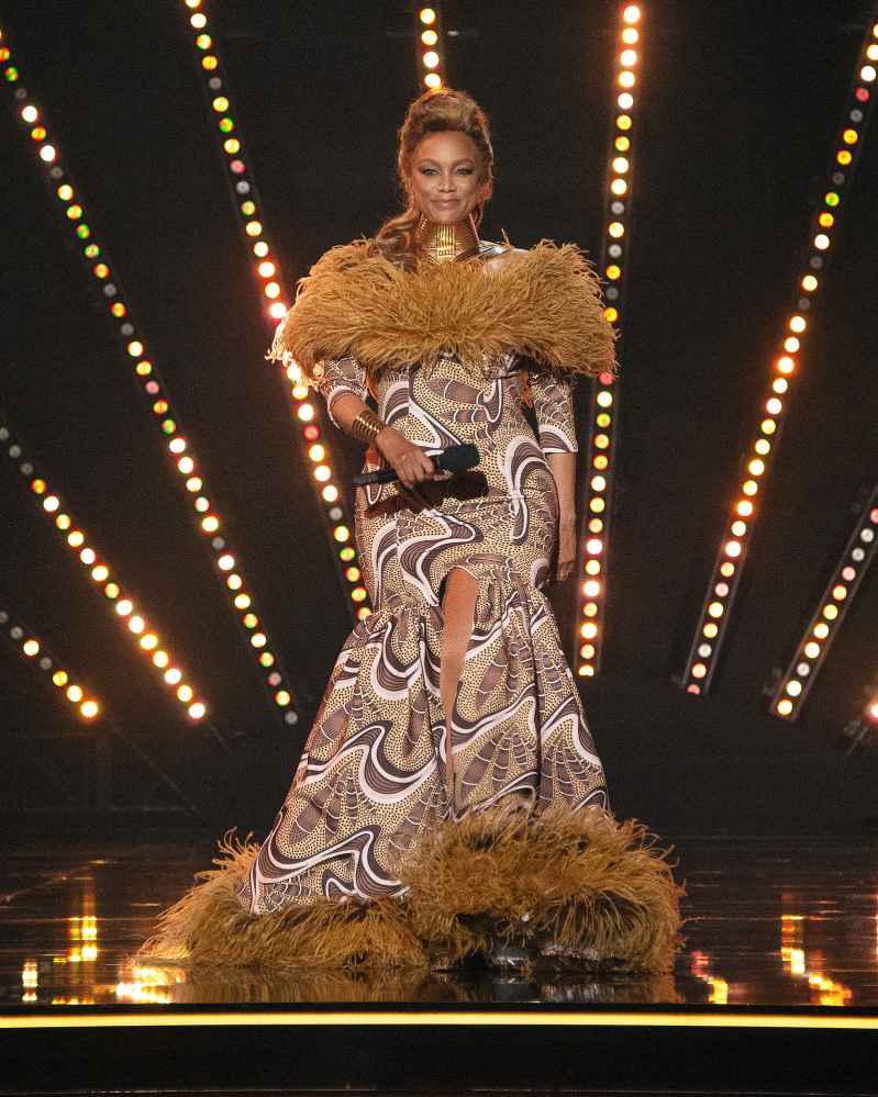 Lion Queen Tyra Banks Goes All Out Disney Heroes Night DWTS