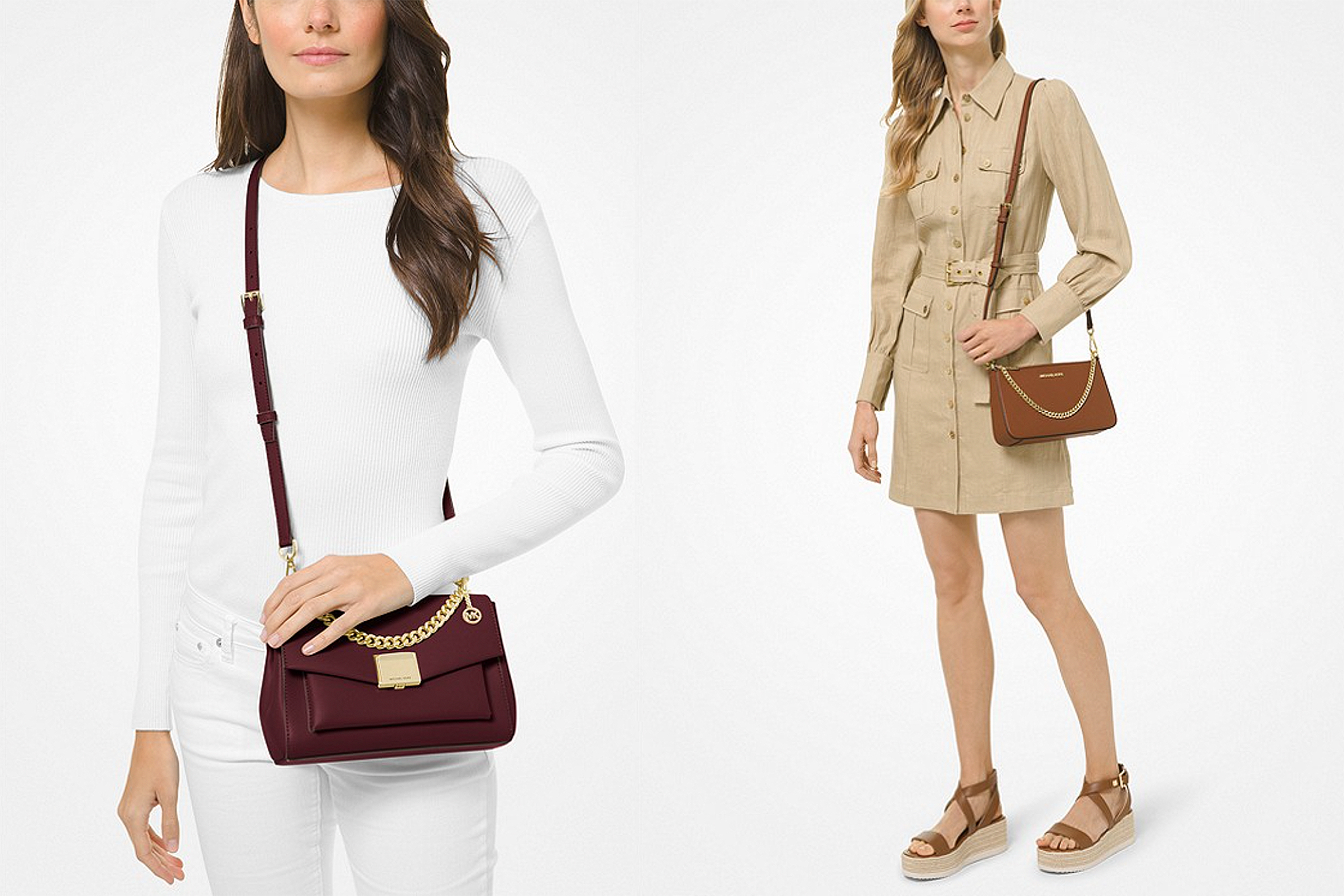 Women's Accessories Michael Kors Grey Extra Small Ava Crossbody Bag Fall  Winter 