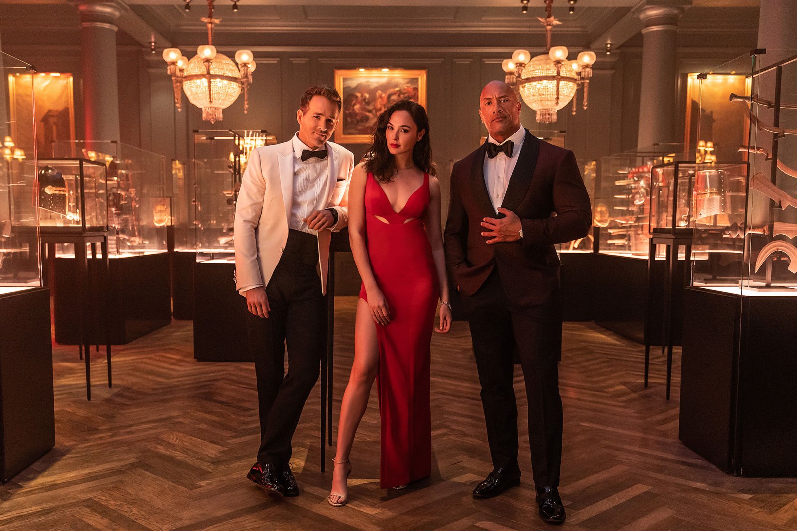 Netflix Pays Big for Red Notice Cast Dwayne Johnson Ryan Reynolds and Gal Gadots Salaries Revealed