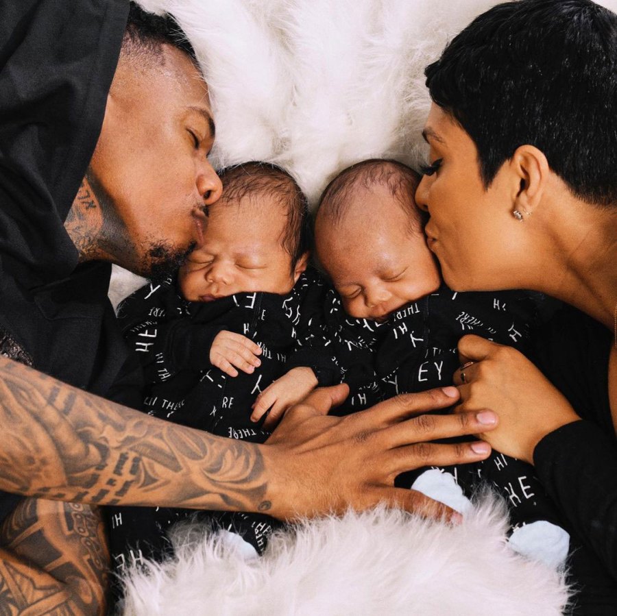Nick Cannon Photos With His 7 Children Nick Cannon and Abby De La Rosa Twin Sons First Month 1