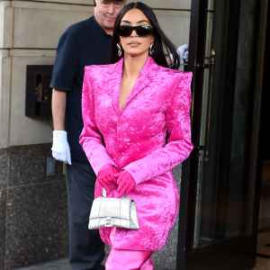 OMG! Kim K. Just Wore Color for the 1st Time Since the Met Gala