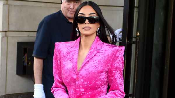 OMG! Kim K. Just Wore Color for the 1st Time Since the Met Gala