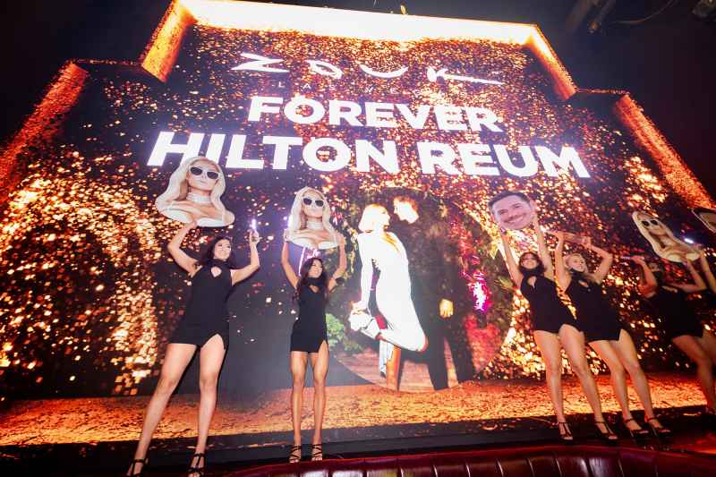Paris Hilton's bachelorette party at Resorts World Las Vegas.