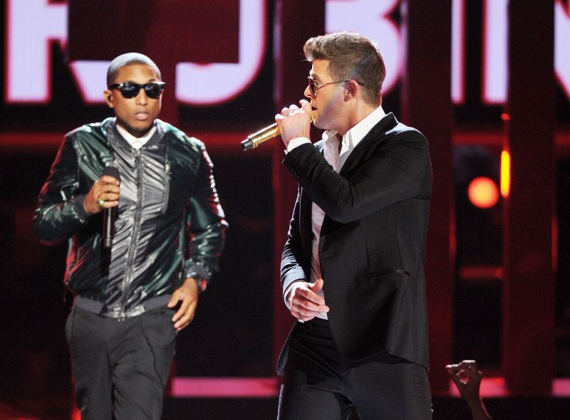 Robin Thicke Blurred Lines Was Once Banned From Schools All Drama Pharrell Williams
