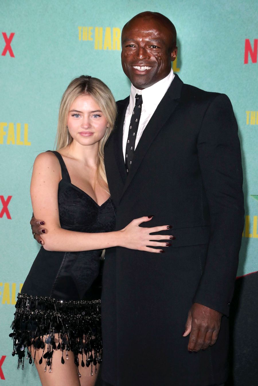 Seal and Daughter Leni Pose at The Harder They Fall Premiere 3