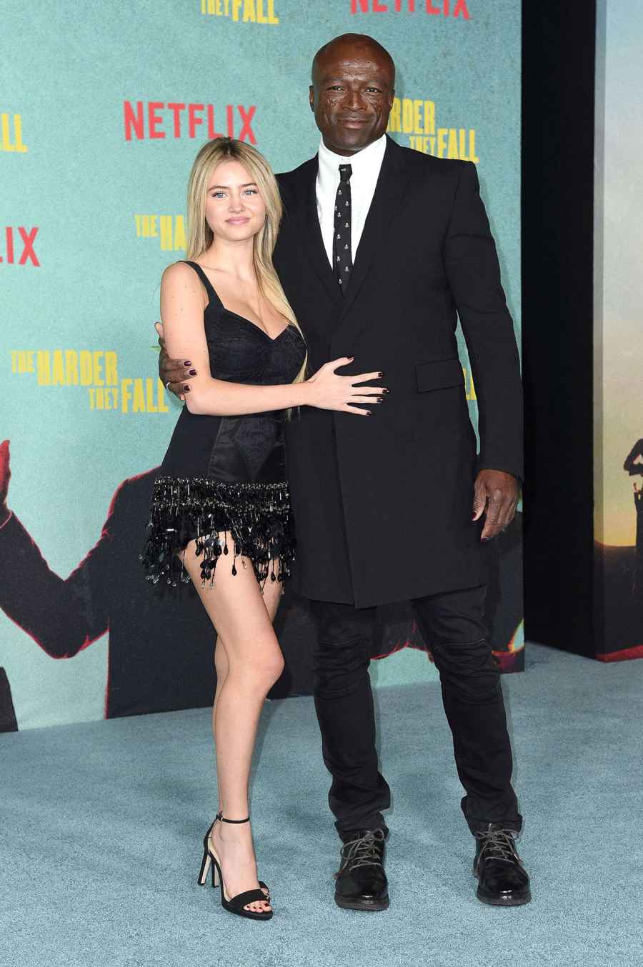 Seal and Daughter Leni Pose at The Harder They Fall Premiere 4