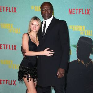 Seal and Daughter Leni Pose at The Harder They Fall Premiere