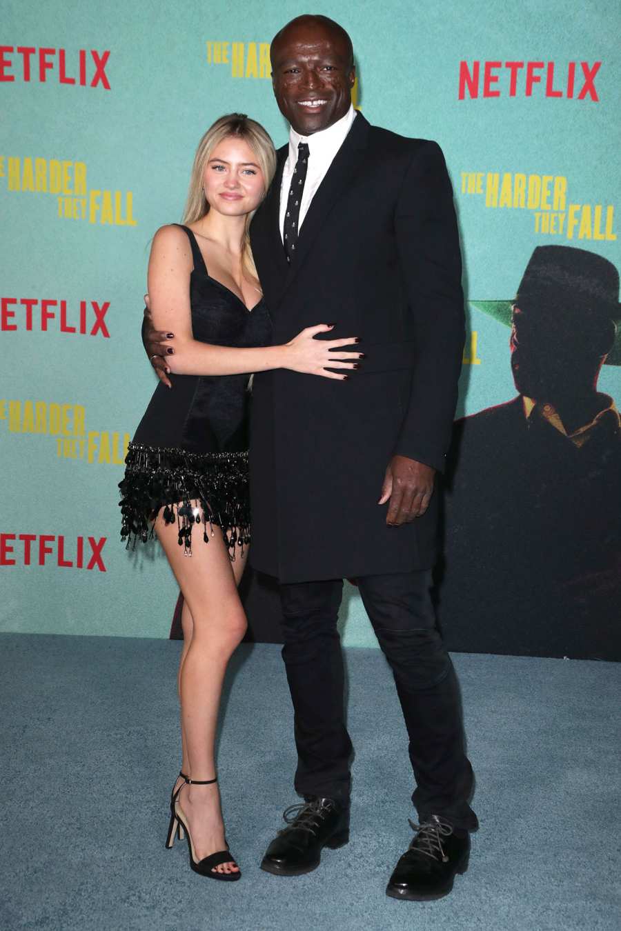 Seal and Daughter Leni Pose at The Harder They Fall Premiere