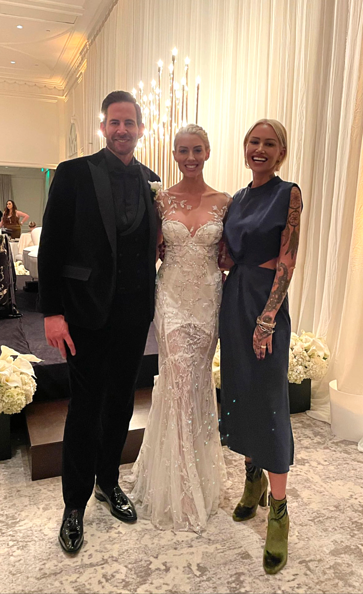 'Selling Sunset' Cast Parties at Costar Heather Rae Young’s Wedding to Tarek El Moussa