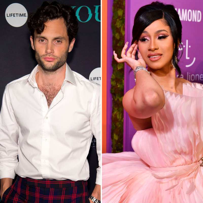 Social Media Fans! Penn Badgley and Cardi B Exchange Sweet Messages