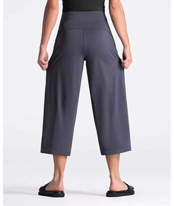 THE GYM PEOPLE Bootleg High Waisted Yoga Capri Pants