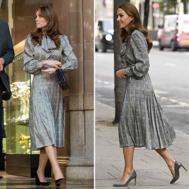 Take 2 Kate Middleton Rewears Houndstooth Print Zara Dress