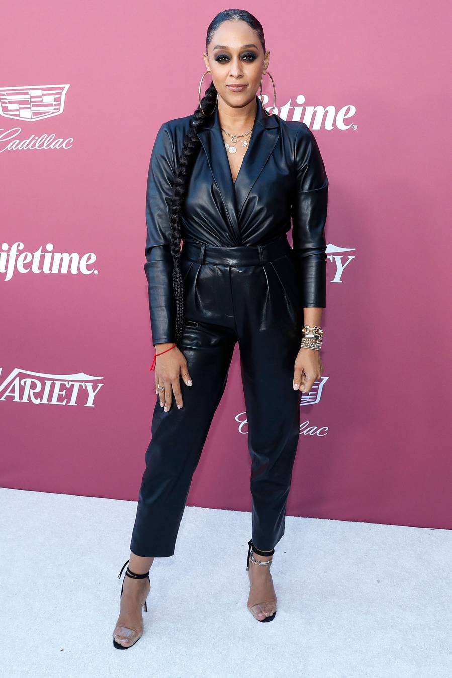 Tia Mowry Variety Power of Women Red Carpet