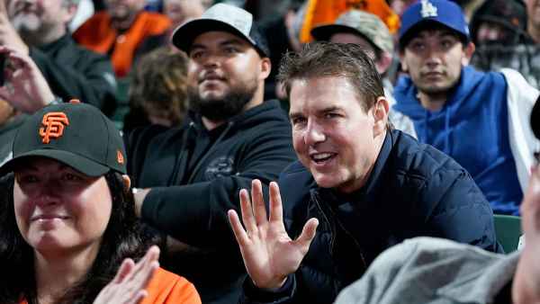 Tom Cruise Bonds With Son Connor LA Dodgers Game