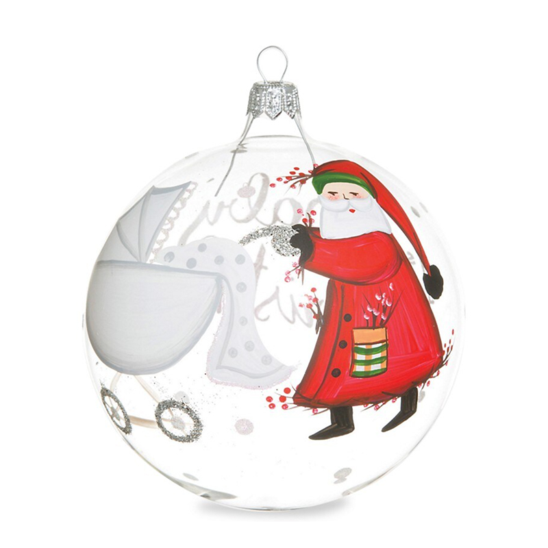 Vietri Old St. Nick Baby's First Christmas Ornament