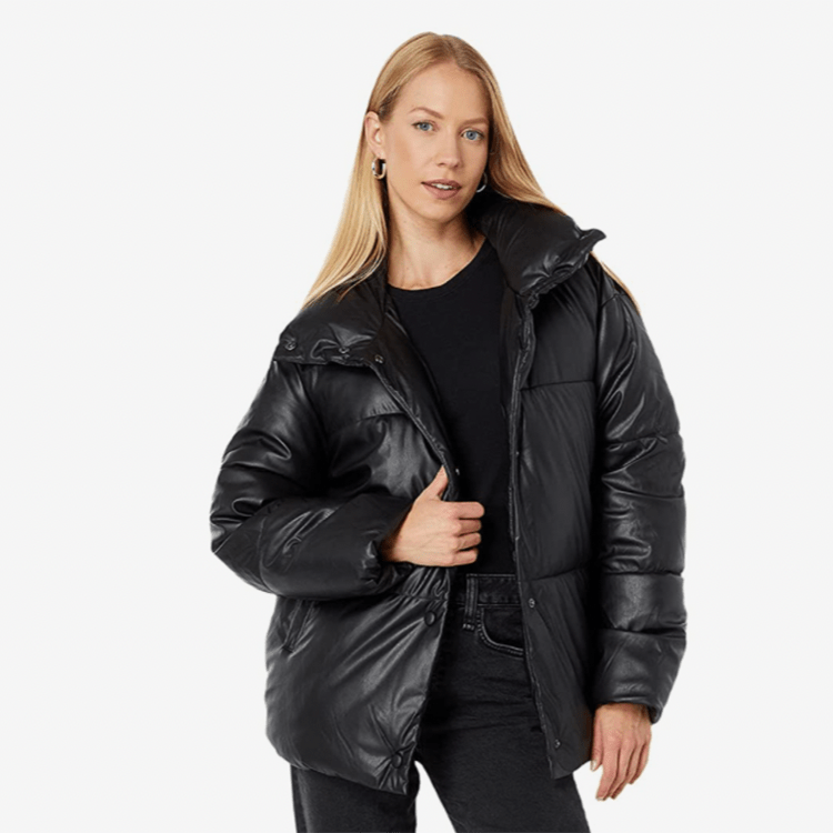 black-faux-leather-puffer