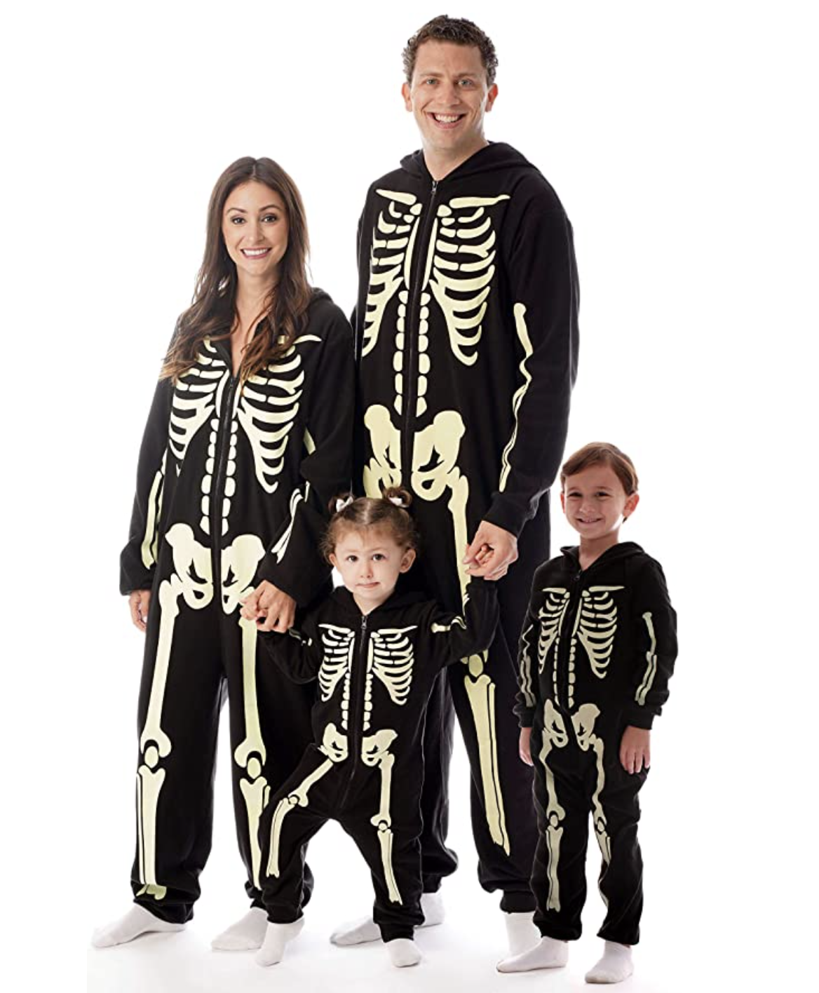 Herimmy Family Matching Halloween Skeleton Pajamas Set Kids Boys 2021 Newest Family Sleepwear