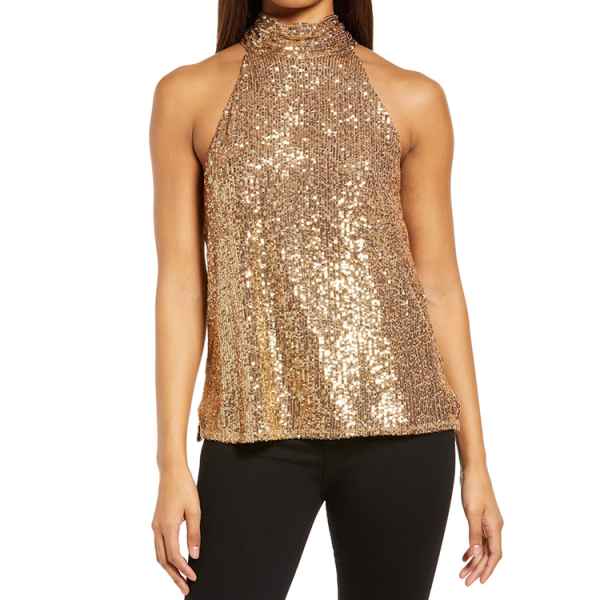 These Sparkly Sequin Tops Are Perfect for a Holiday Party