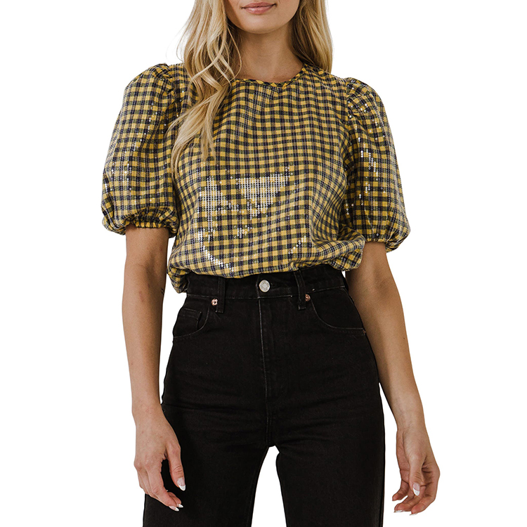yellow-gingham-top