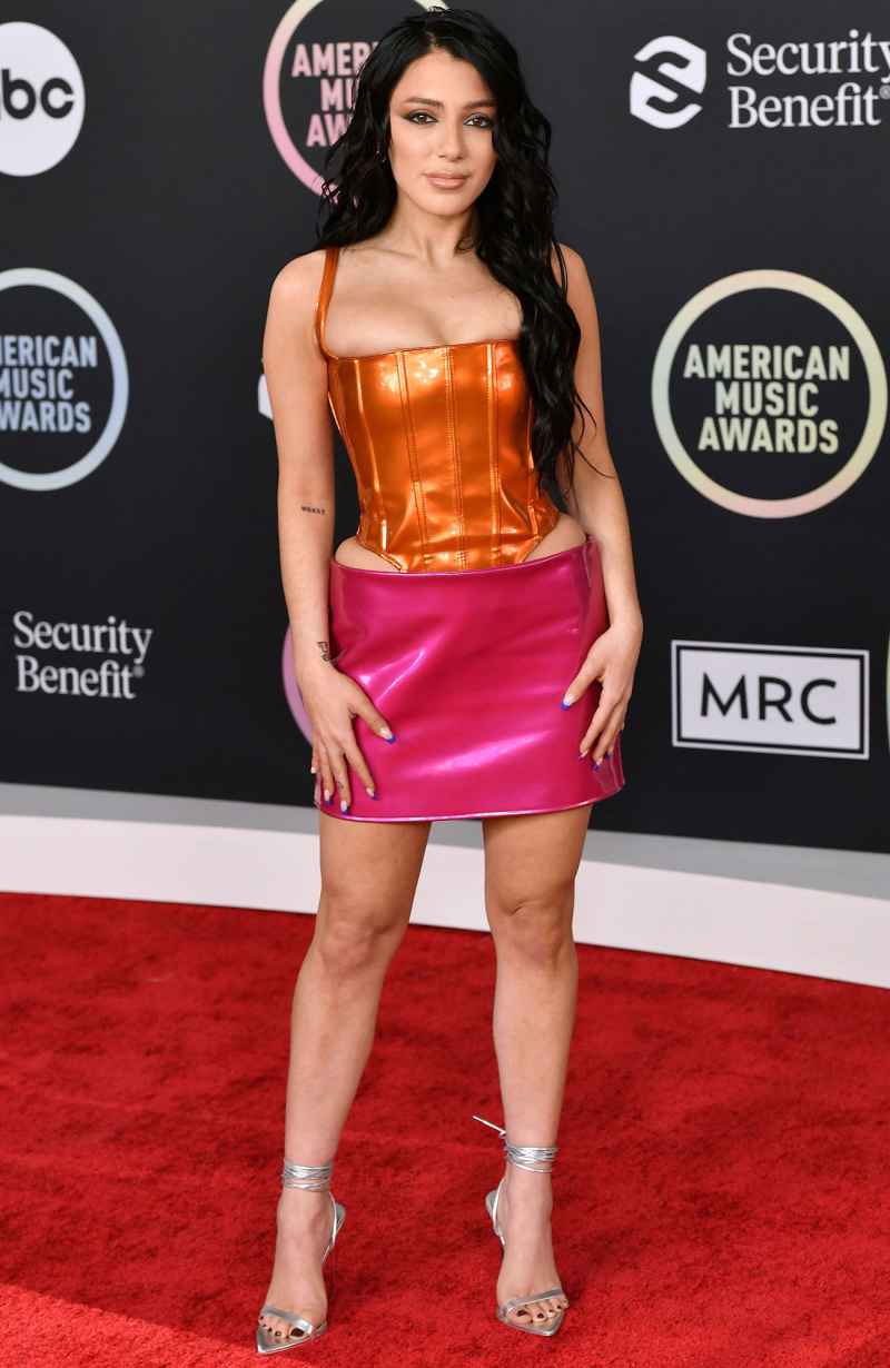2021 American Music Awards Red Carpet Niki DeMar