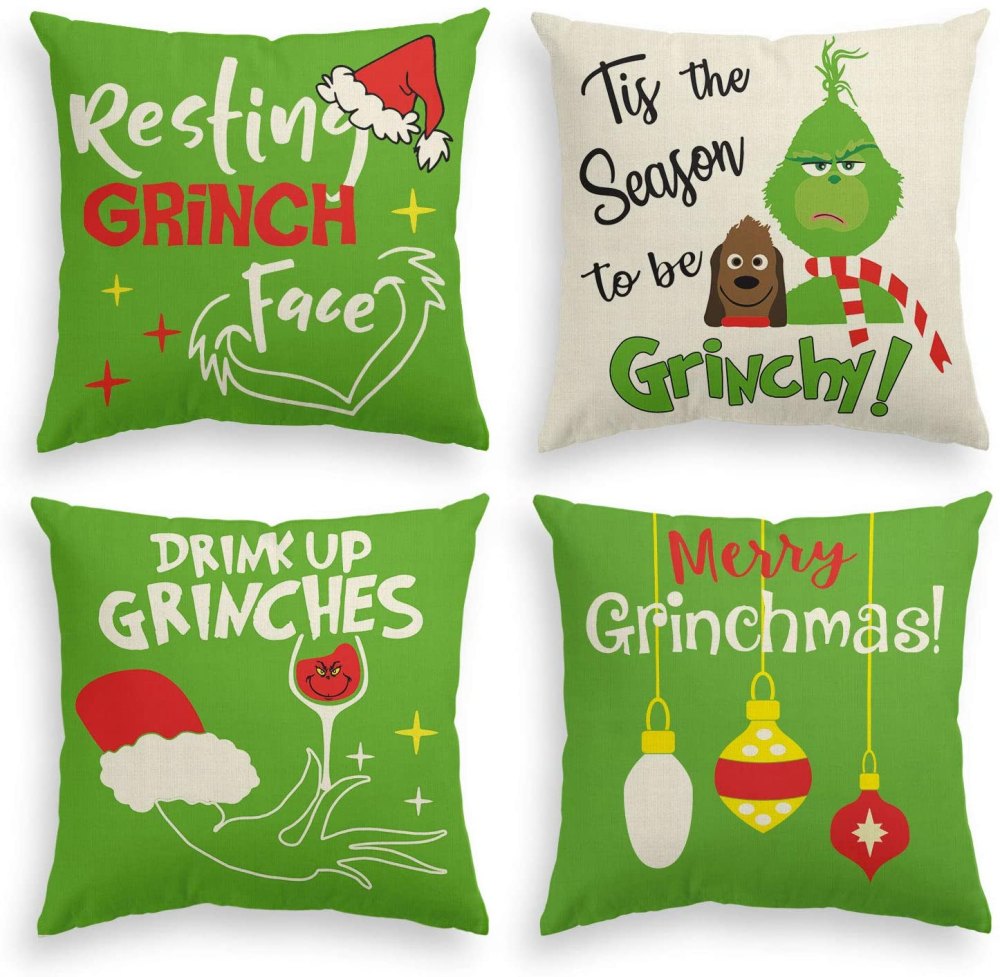AVOIN colorlife Christmas Throw Pillow Covers