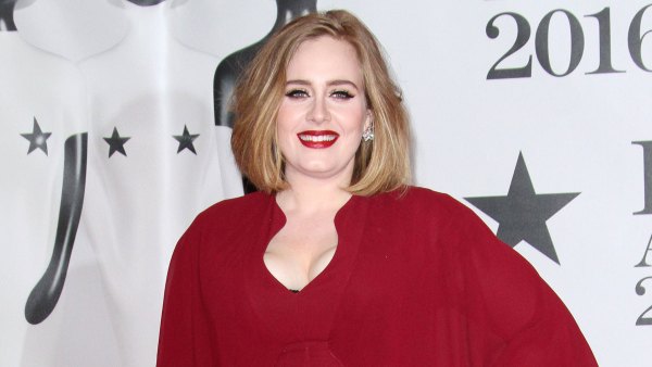 Adele Brit Awards Red Dress