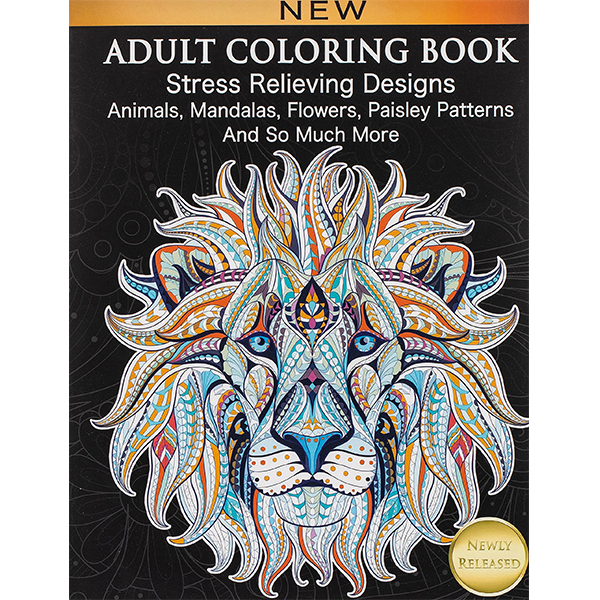 Adult Coloring Book - Stress Relieving Designs