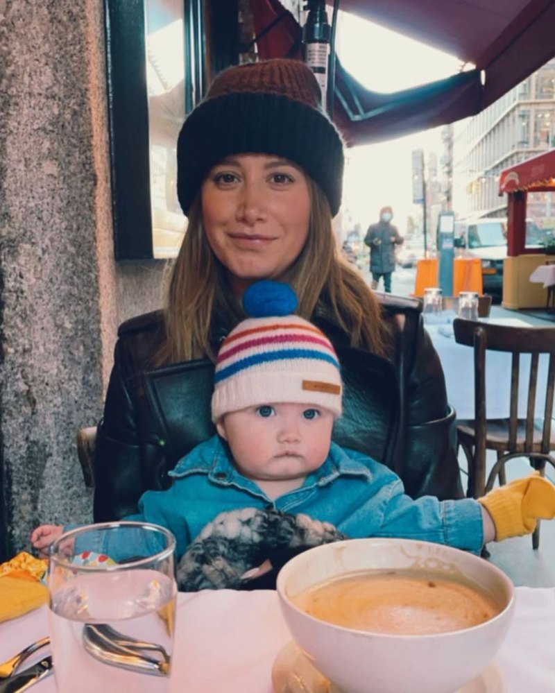 Ashley Tisdale’s Daughter Jupiter Is a ‘Happy Traveler’ on New York Trip