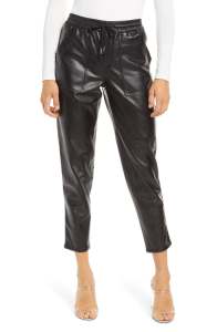 BLANKNYC No Guidance Ankle Faux Leather Pants