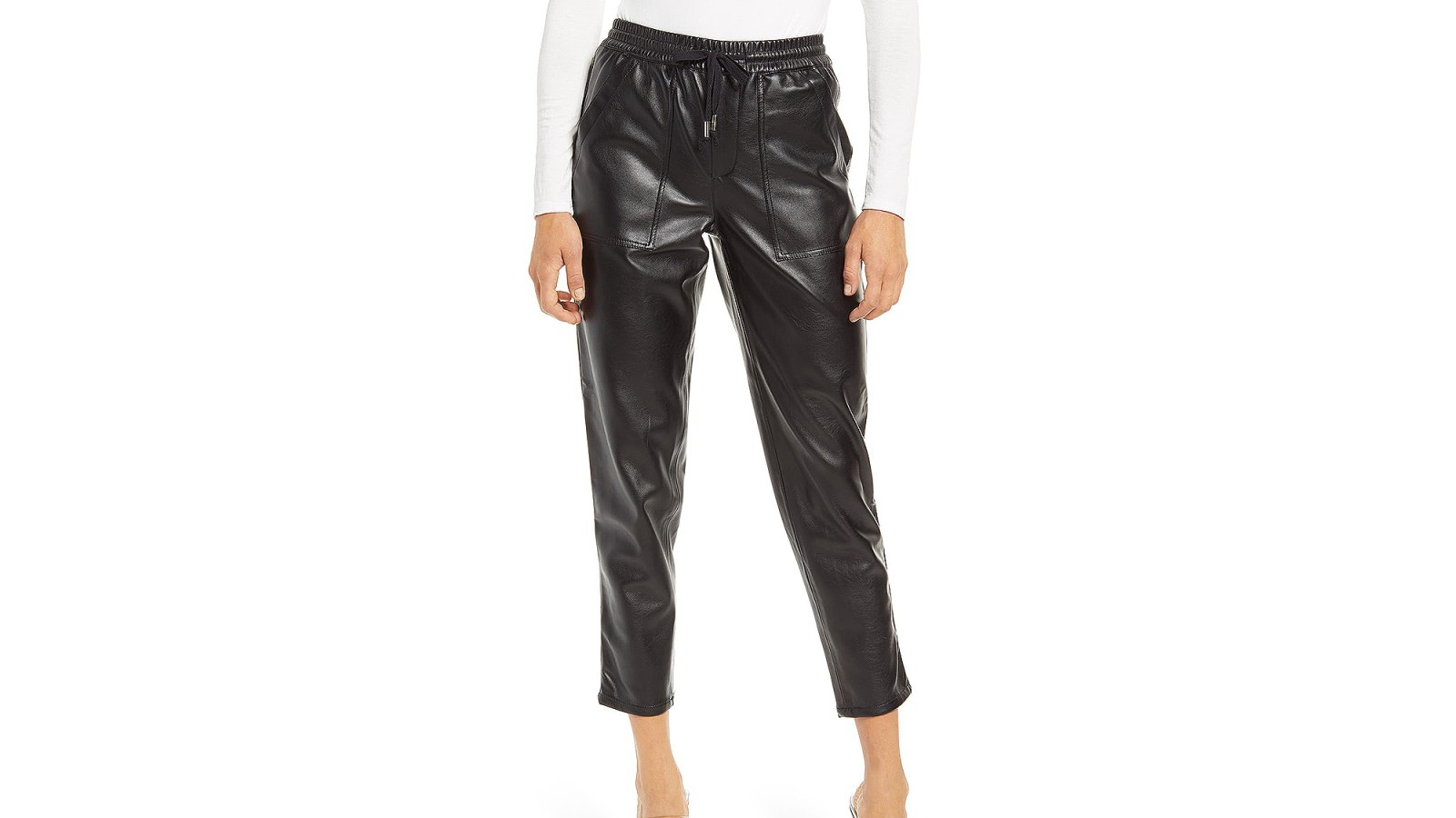 BLANKNYC No Guidance Ankle Faux Leather Pants