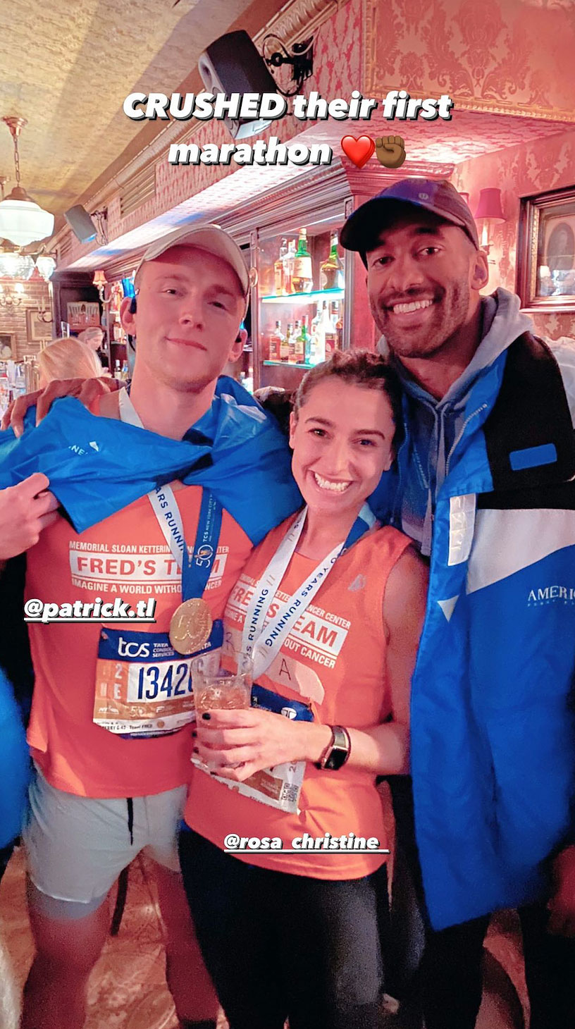 Bachelor Nation Stars Run 2021 NYC Marathon Tayshia Adams Matt James and More