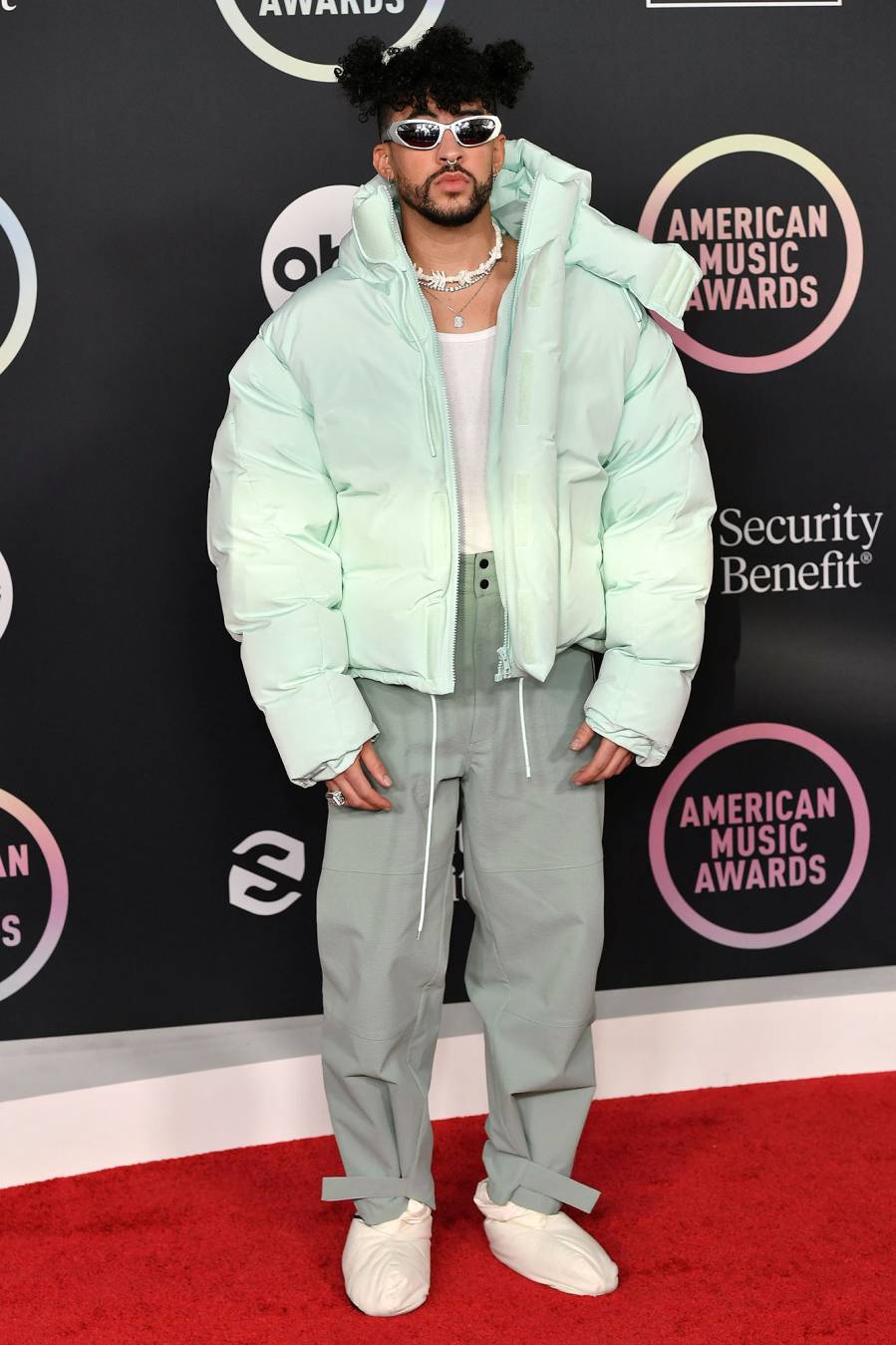 Bad Bunny Best Dressed Hottest Men American Music Awards 2021